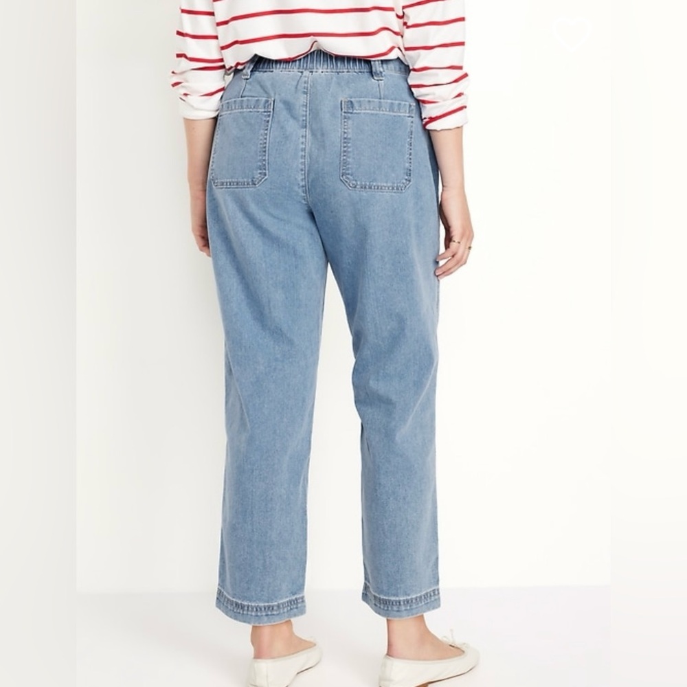 NWT Old Navy High-Waisted OGC Chino Denim Pants - Picture 7 of 10